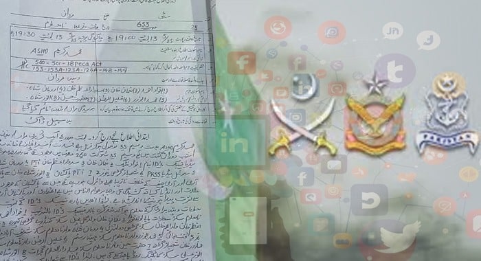 Mardan police, Prevention of Electronic Crimes Act (PECA), Pakistan’s cyber-crime laws, Pakistan Army, social media