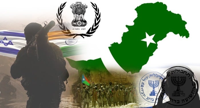 Pakistan, Raw-Mossad Nexus, BLA-BYC, anti-Pakistan propaganda, Fitna-e-Hindustan