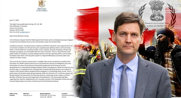 Canada, Indian Gang, David Eby, Indian State Terrorism, Bishnoi Gang