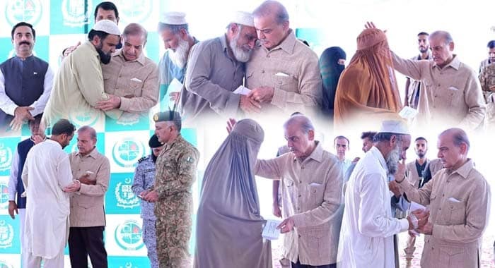 Shehbaz, Relief Checks, Buner district, Rehabilitation Plans, Floods in KP 2025