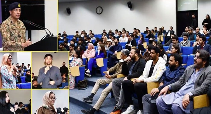 Taking Innocent Lives, Pakistan Army, Anti-Terror Operations, DG ISPR, interactive session with students
