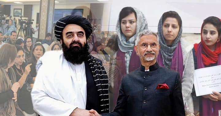 Indian Women Journalists, Afghanistan’s Women's Rights Activists, Taliban Actin Foreign Minister Visits Delhi, Amir Khan Muttaqi's Press Conference in Delhi, Afghan Women