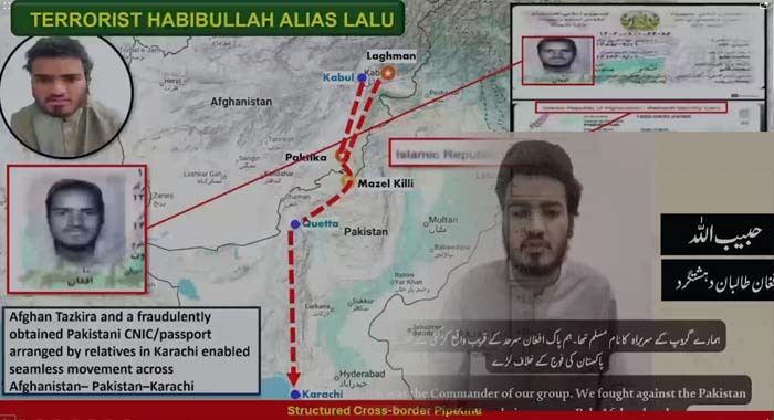 Terrorist, Afghan Terrorist Arrested in Balochistan, Cross-Border Network Targeting Pakistan, Afghan Taliban Regime, Pakistan's War on Terror and India-Backed Afghan Taliban's Double Game