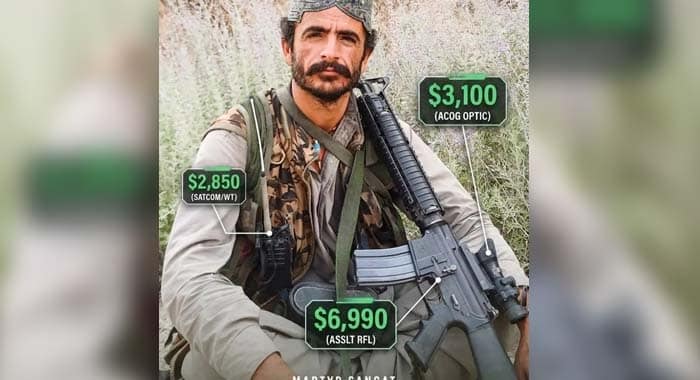 Eliminated, BLA Terrorist's Gear, BLA Funding, Terrorism and Counterterrorism in Balochistan and KP, Security Forces, Pakistan's War on Terror