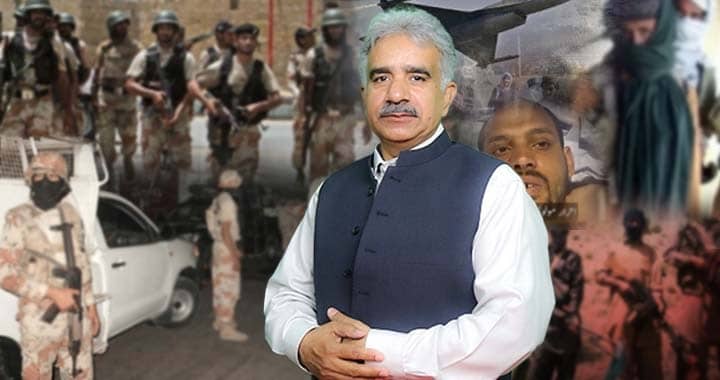 Karachi, Rangers Camp Attack, Afghan Taliban, Afghan Taliban and Cross-Border Terrorism, Pakistan's War on Terror and India-sponsored Terrorism in Balochistan and KP