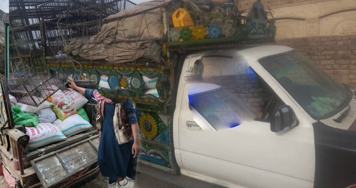 Terrorists, Baka Khel, Bannu, Ration Supply Vehicle Seized by TTP Terrorists, Pakistan's War on Terror and India-Sponsored Terrorism in KP and Balochistan