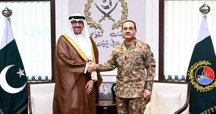 Kuwait's Defence Minister, Field Marshal Asim Munir, Kuwait's Defence Minister Sheikh Abdullah Ali Abdullah Al-Salem Al-Sabah, Regional Security and Defence Ties, Pakistan's War on Terror and India-Sponsored Terrorism in Balochistan and Khyber Pakhtunkhwa,